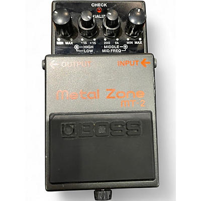 Used BOSS MT2 Metal Zone Distortion Effect Pedal