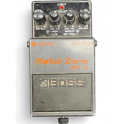 Used BOSS MT2 Metal Zone Distortion Effect Pedal