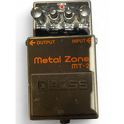 Used BOSS MT2 Metal Zone Distortion Effect Pedal