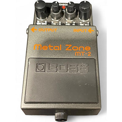 Used BOSS MT2 Metal Zone Distortion Effect Pedal