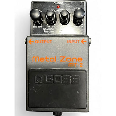 Used BOSS MT2 Metal Zone Distortion Effect Pedal