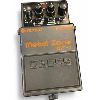 Used BOSS MT2 Metal Zone Distortion Effect Pedal