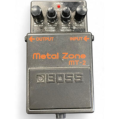 Used BOSS MT2 Metal Zone Distortion Effect Pedal