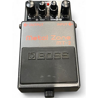 Used BOSS MT2 Metal Zone Distortion Effect Pedal