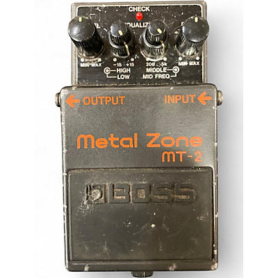 Used BOSS MT2 Metal Zone Distortion Effect Pedal