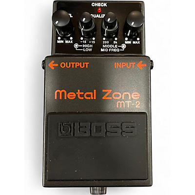 Used BOSS MT2 Metal Zone Distortion Effect Pedal