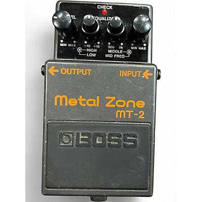 Used BOSS MT2 Metal Zone Distortion Effect Pedal