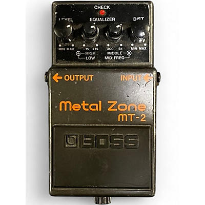 Used BOSS MT2 Metal Zone Distortion Effect Pedal