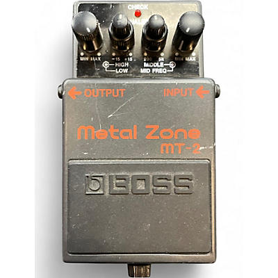 Used BOSS MT2 Metal Zone Distortion Effect Pedal
