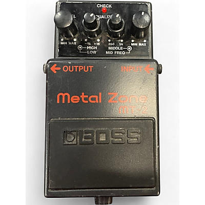 Used BOSS MT2 Metal Zone Distortion Effect Pedal