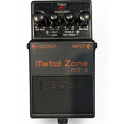 Used BOSS MT2 Metal Zone Distortion Effect Pedal
