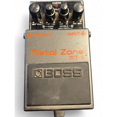Used BOSS MT2 Metal Zone Distortion Effect Pedal