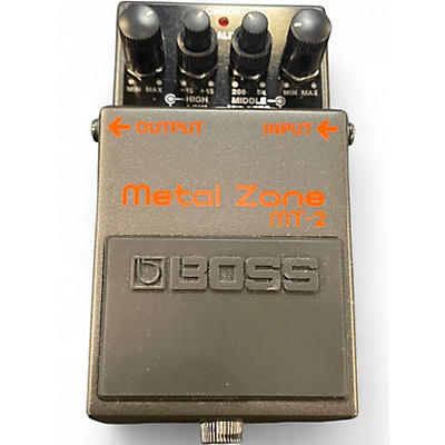 Used BOSS MT2 Metal Zone Distortion Effect Pedal