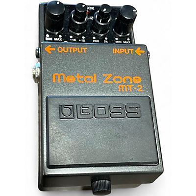 Used BOSS MT2 Metal Zone Distortion Effect Pedal