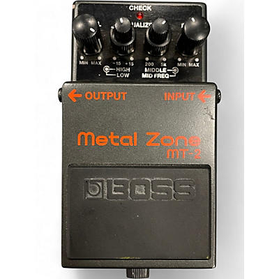 Used BOSS MT2 Metal Zone Distortion Effect Pedal