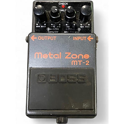 Used BOSS MT2 Metal Zone Distortion Effect Pedal