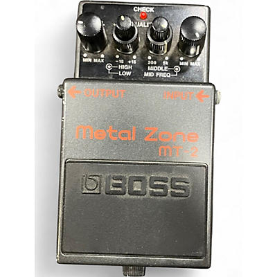 Used BOSS MT2 Metal Zone Distortion Effect Pedal