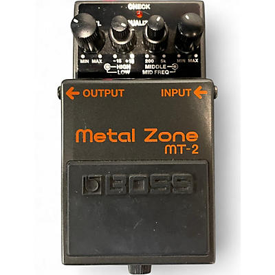 Used BOSS MT2 Metal Zone Distortion Effect Pedal