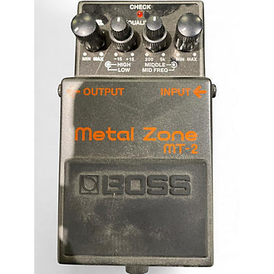 Used BOSS MT2 Metal Zone Distortion Effect Pedal