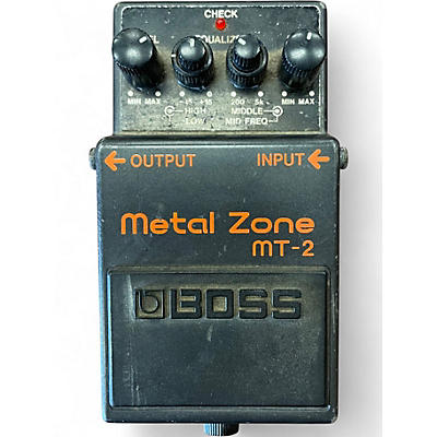 Used BOSS MT2 Metal Zone Distortion Effect Pedal