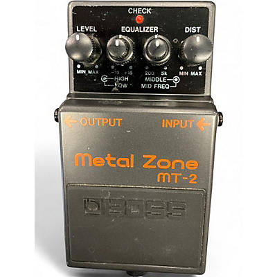 Used BOSS MT2 Metal Zone Distortion Effect Pedal