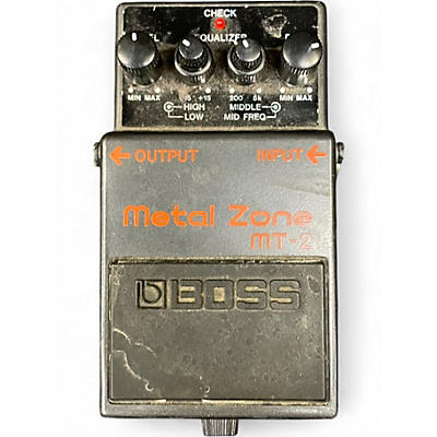 Used BOSS MT2 Metal Zone Distortion Effect Pedal