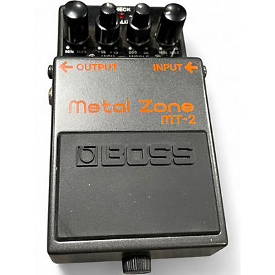Used BOSS MT2 Metal Zone Distortion Effect Pedal