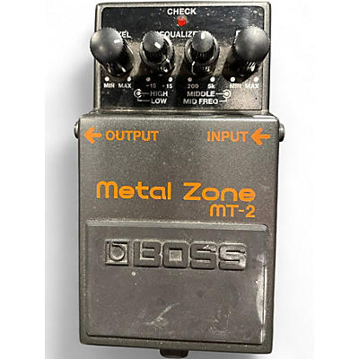 Used BOSS MT2 Metal Zone Distortion Effect Pedal