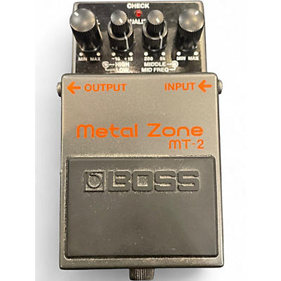 Used BOSS MT2 Metal Zone Distortion Effect Pedal