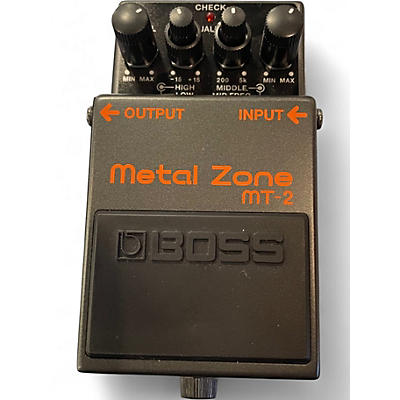 Used BOSS MT2 Metal Zone Distortion Effect Pedal