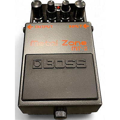 Used BOSS MT2 Metal Zone Distortion Effect Pedal