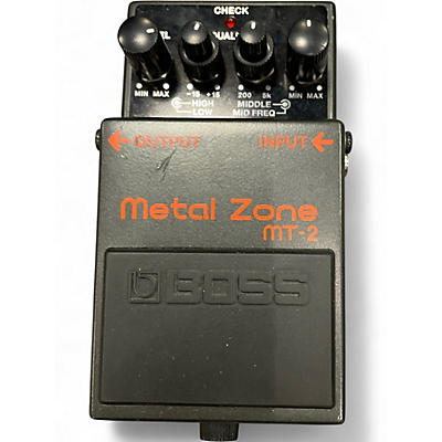 Used BOSS MT2 Metal Zone Distortion Effect Pedal