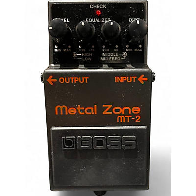 Used BOSS MT2 Metal Zone Distortion Effect Pedal