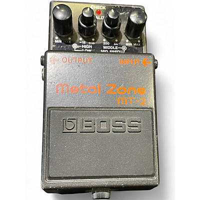 Used BOSS MT2 Metal Zone Distortion Effect Pedal