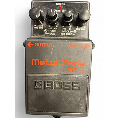Used BOSS MT2 Metal Zone Distortion Effect Pedal