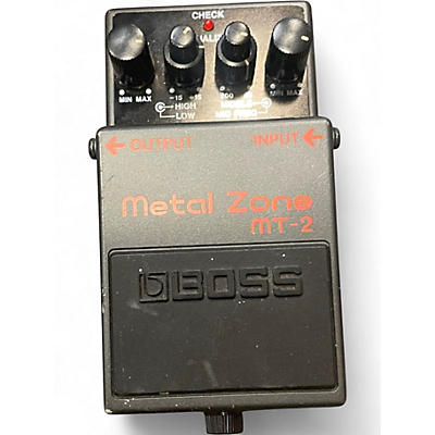 Used BOSS MT2 Metal Zone Distortion Effect Pedal