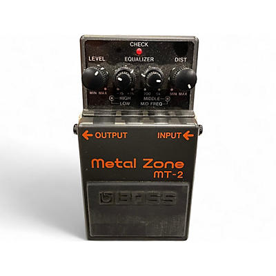 Used BOSS MT2 Metal Zone Distortion Effect Pedal