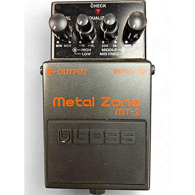 Used BOSS MT2 Metal Zone Distortion Effect Pedal
