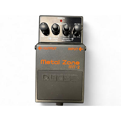 Used BOSS MT2 Metal Zone Distortion Effect Pedal