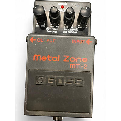 Used BOSS MT2 Metal Zone Distortion Effect Pedal