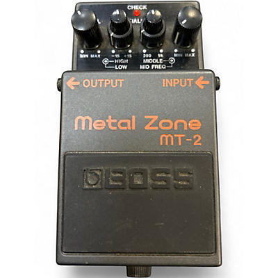 Used BOSS MT2 Metal Zone Distortion Effect Pedal