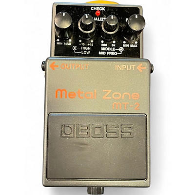 Used BOSS MT2 Metal Zone Distortion Effect Pedal