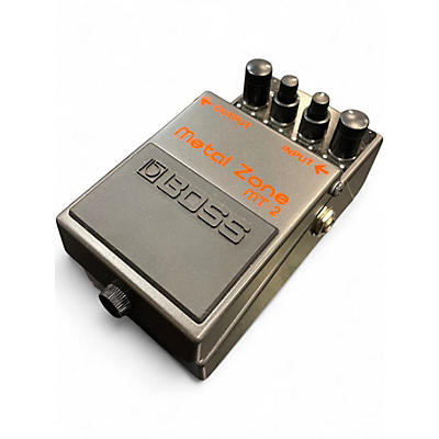 Used BOSS MT2 Metal Zone Distortion Effect Pedal