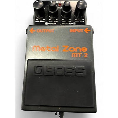 Used BOSS MT2 Metal Zone Distortion Effect Pedal