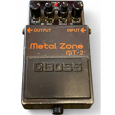 Used BOSS MT2 Metal Zone Distortion Effect Pedal