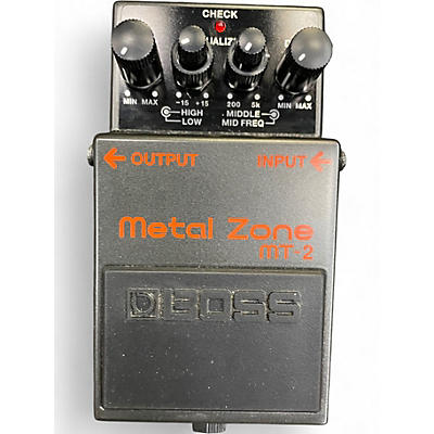 Used BOSS MT2 Metal Zone Distortion Effect Pedal