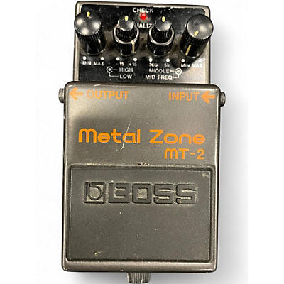 Used BOSS MT2 Metal Zone Distortion Effect Pedal