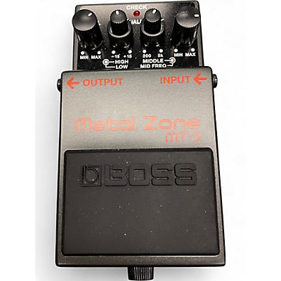 Used BOSS MT2 Metal Zone Distortion Effect Pedal
