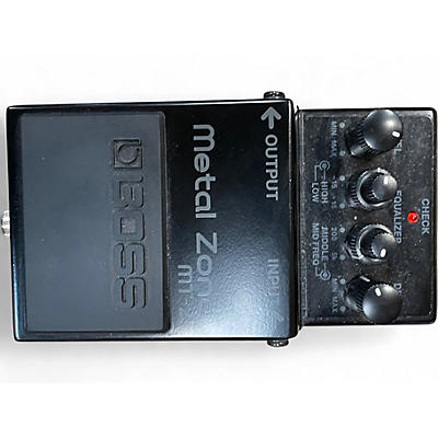 Used BOSS MT2 Metal Zone Distortion Effect Pedal