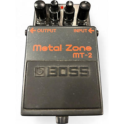 Used BOSS MT2 Metal Zone Distortion Effect Pedal